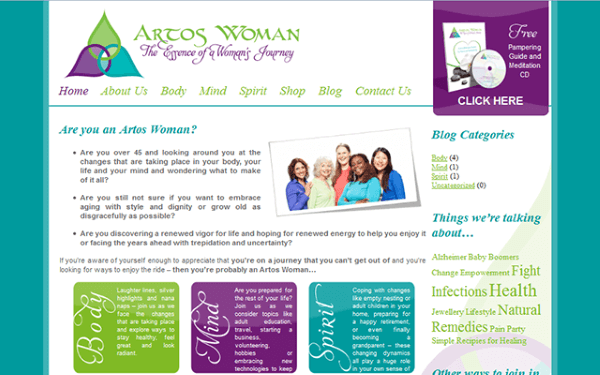 Artos Woman Consulting Website Design & Development