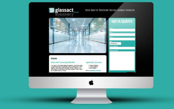 Glass Act Cleaning Website Design & Development