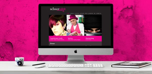 Scissor Edge Mobile Sharpening Website Design & Development