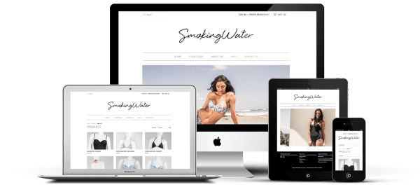 Smoking Water Swimwear Website Design & Development