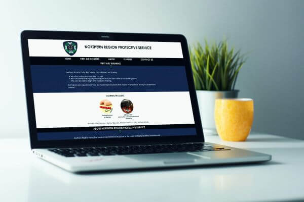 Northern Region Protective Services Training and Security Website Design