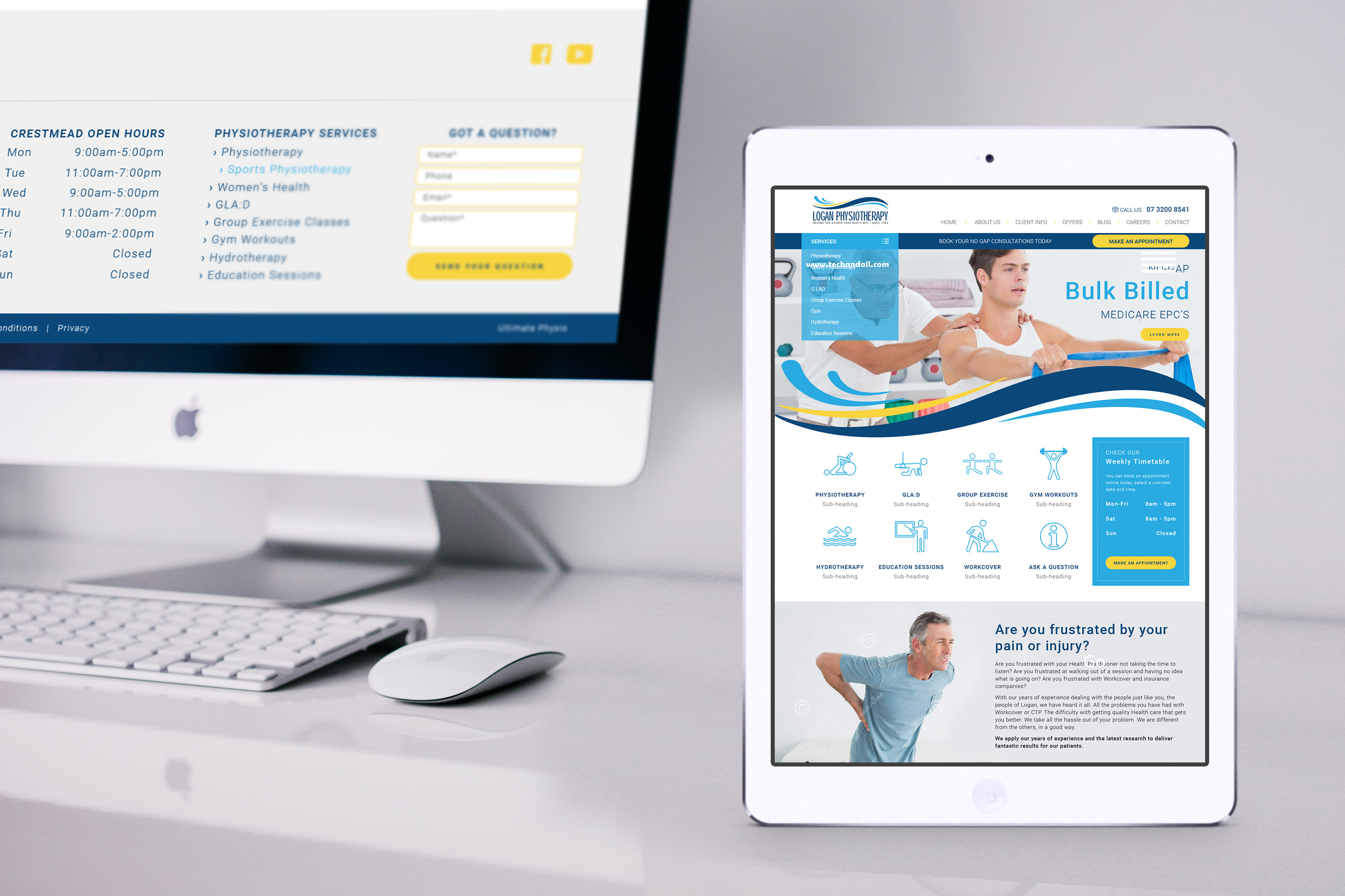 Logan Physiotherapy Website Design