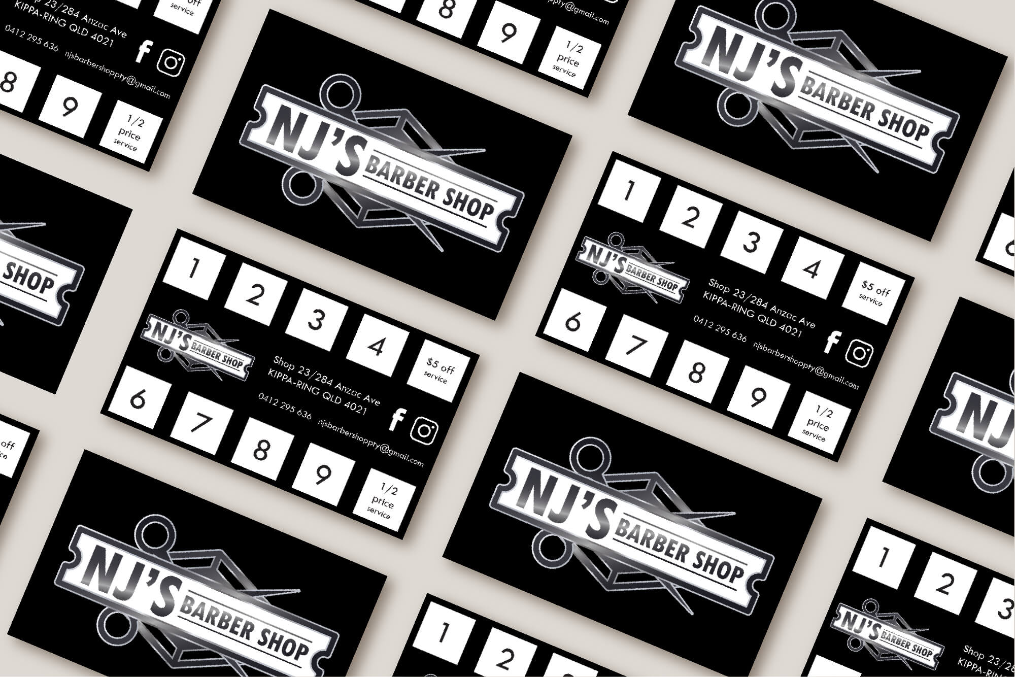 Barber Business Card Design