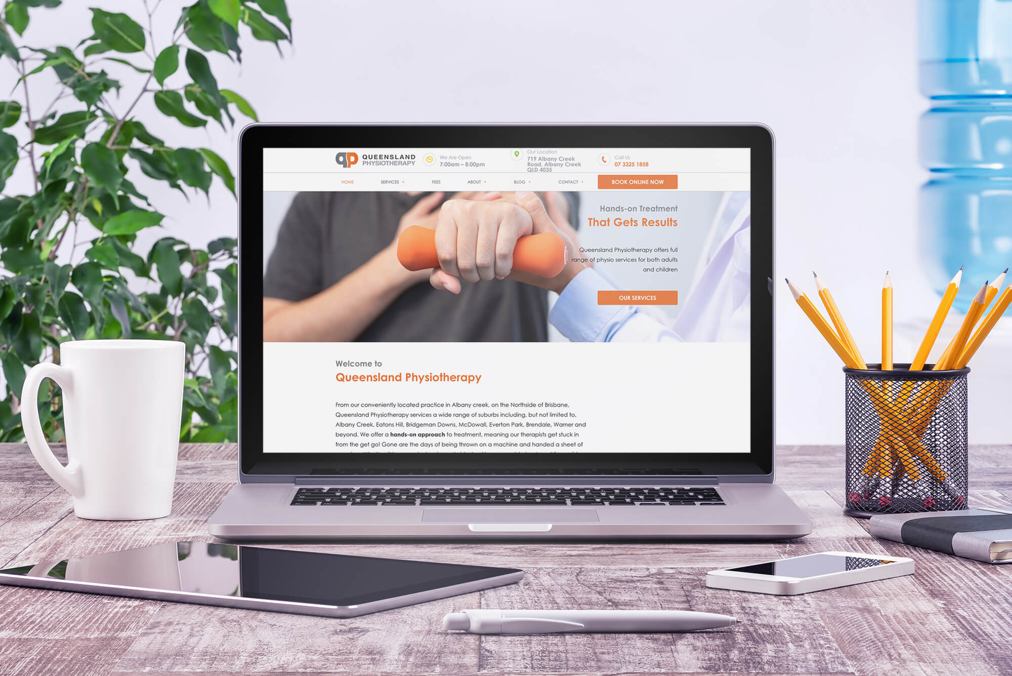 Albany Creek Physio Website Design