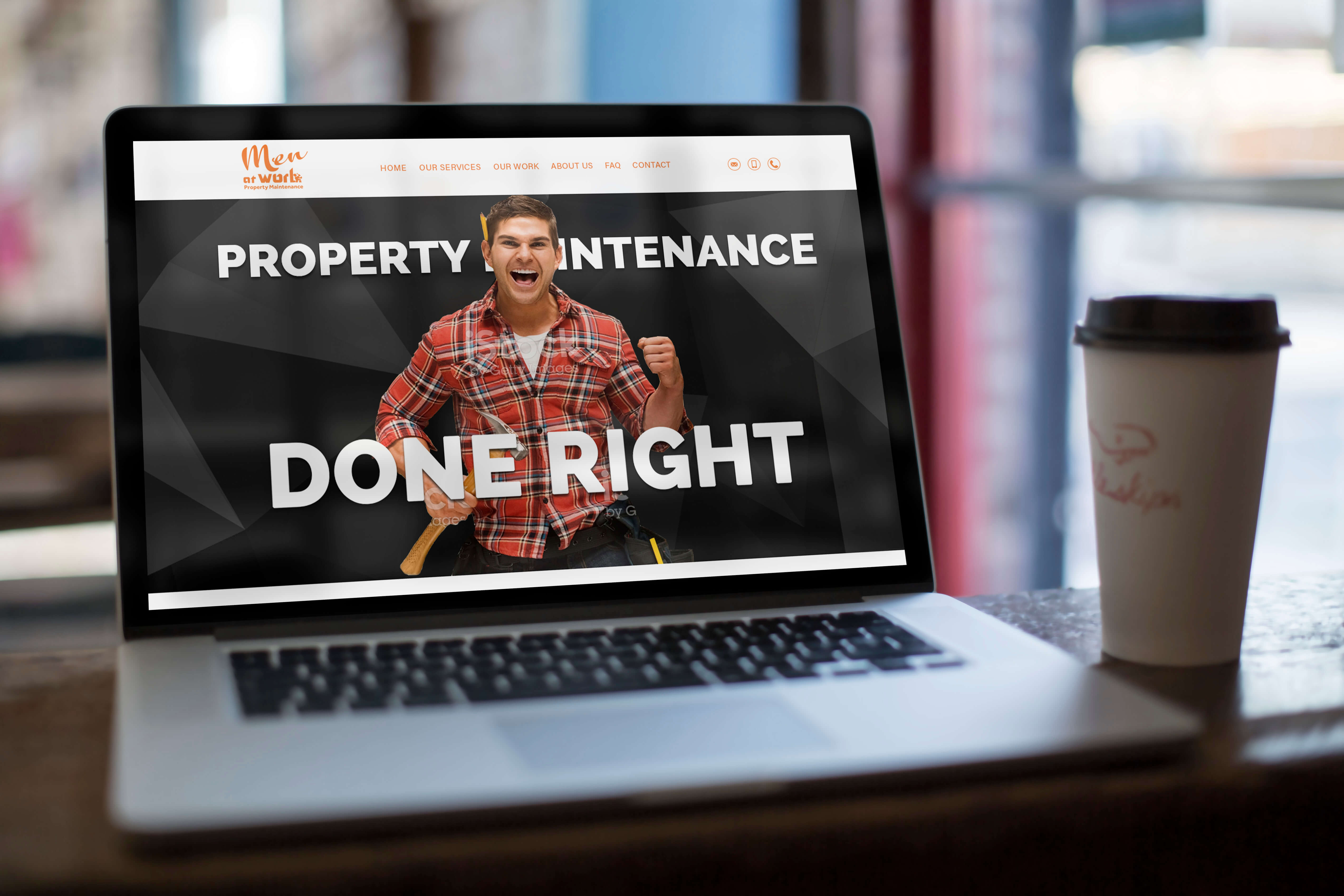 Men At Work Tradie Website Design