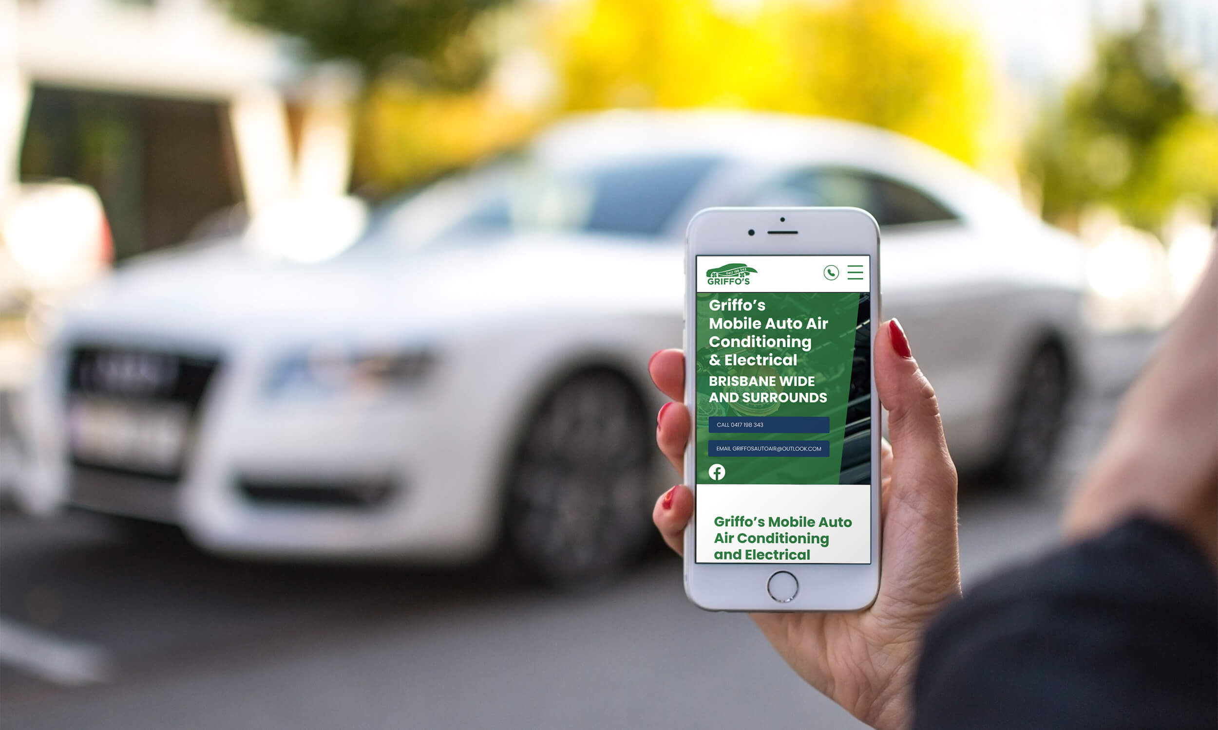 Car Auto Electrician Website Design Brisbane