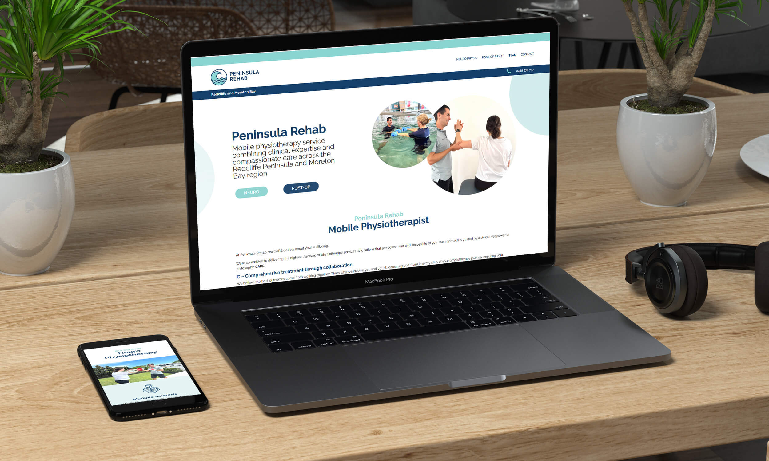 Mobile Physiotherapy Website Design