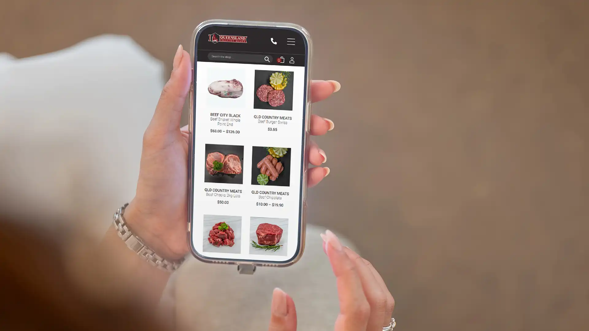 Butcher Website Development Roma for QLD Country Meats